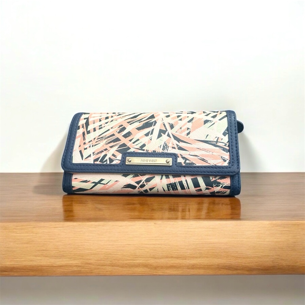 Nine West large wallet with a checkbook holder vintage